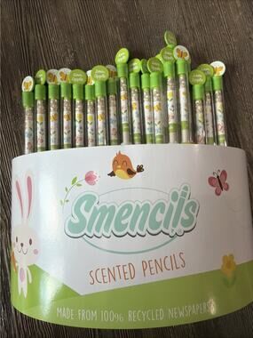 Lot of 20 Smencils sour apple Scented 20 Total #2 Graphite Pencils new in tubes